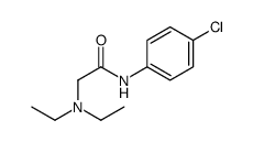 N-(4-chlorophenyl)-2-(diethylamino)acetamide结构式