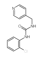 Urea,N-(2-chlorophenyl)-N'-(4- pyridinylmethyl)-结构式