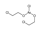 Chlorobis(2-chloroethoxy)arsine结构式