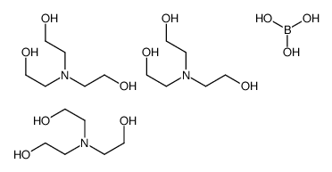 tris[tri(2-hydroxyethyl)ammonium] orthoborate Structure