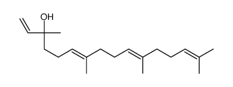 香叶基-芳樟醇(异构体的混和物)结构式