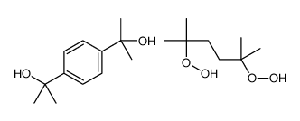 2,5-dihydroperoxy-2,5-dimethylhexane,2-[4-(2-hydroxypropan-2-yl)phenyl]propan-2-ol Structure