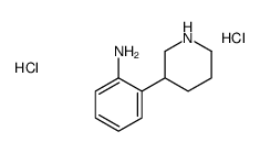 2-(哌啶-3-基)苯胺双盐酸盐结构式