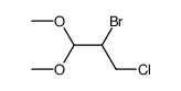 2-bromo-3-chloro-1,1-dimethoxy-propane结构式