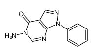 5-氨基-1-甲基-1,5-二氢-4H-吡唑并[3,4-d]嘧啶-4-酮结构式