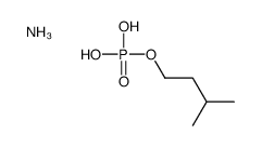 Phosphoric acid hydrogen ammonium 3-methylbutyl ester salt Structure