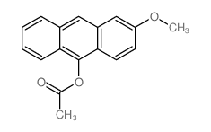 9-Anthracenol,3-methoxy-, 9-acetate结构式