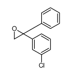 2-(3-氯苯基)-2-苯基环氧乙烷结构式