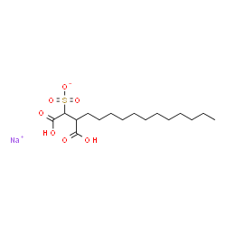 sodium C-dodecyl hydrogen sulphonatosuccinate Structure