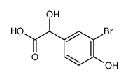 4-hydroxy-3-bromomandelic acid结构式