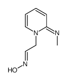 1(2H)-Pyridineacetaldehyde,2-(methylimino)-,oxime(9CI)结构式