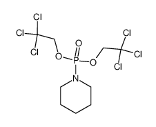 bis(2,2,2-trichloroethyl) piperidinophosphonate Structure
