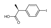 (S)-(+)-2-(4'-iodophenyl)propanoic acid Structure