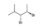 (2RS,3RS)-2,3-dibromo-4-methyl-pentane Structure