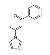 1-phenyl-3-(1-imidazolyl)-2-buten-1-one Structure