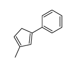 (3-methylcyclopenta-1,3-dien-1-yl)benzene结构式