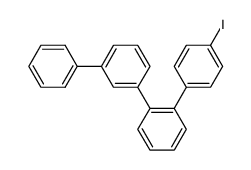 4-iodo-1,1':2',1'':3'',1'''-quaterphenyl结构式