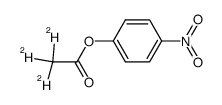 p-nitrophenyl acetate-d3结构式