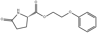 phenoxyethanol ester of 2- pyrrolidon-5-carboxylic acid结构式