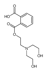 [2-[bis(2-hydroxyethyl)amino]ethyl] hydrogen phthalate structure