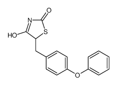 5-[(4-phenoxyphenyl)methyl]-1,3-thiazolidine-2,4-dione Structure