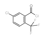 5-氯-2-三氟甲基苯甲酰氯结构式