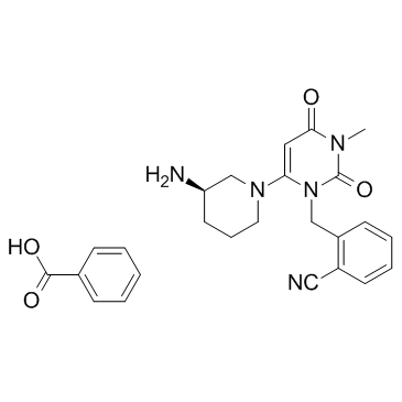 Alogliptin benzoate Structure