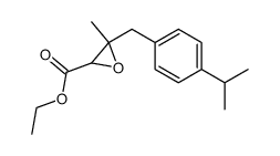 2,3-epoxy-4-(4-isopropyl-phenyl)-3-methyl-butyric acid ethyl ester Structure