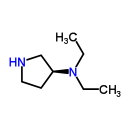 (3S)-N,N-Diethyl-3-pyrrolidinamine结构式