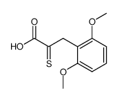 3-(2,6-dimethoxy-phenyl)-2-thioxo-propionic acid Structure