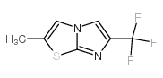 2-甲基-6-三氟甲基咪唑并[2,1-b]噻唑结构式