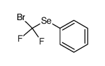 bromodifluoromethyl phenyl selenide Structure