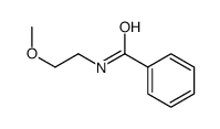 N-(2-methoxyethyl)benzamide结构式