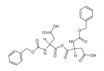 N-benzyloxycarbonyl-L-aspartic anhydride结构式
