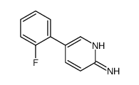 5-(2-氟苯基)-2-吡啶胺结构式