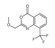 2-(methoxymethyl)-8-(trifluoromethyl)-3,1-benzoxazin-4-one结构式