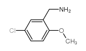 5-氯-2-甲氧基苄胺结构式