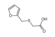 2-(furan-2-ylmethylsulfanyl)acetic acid Structure