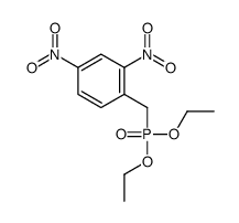 1-(diethoxyphosphorylmethyl)-2,4-dinitrobenzene结构式