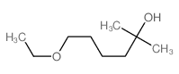 2-Hexanol,6-ethoxy-2-methyl-结构式
