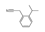 2-(2-异丙基苯基)乙腈结构式