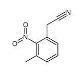 2-(3-methyl-2-nitrophenyl)acetonitrile结构式
