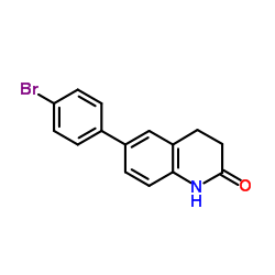 6-(4-Bromophenyl)-3,4-dihydro-2(1H)-quinolinone Structure