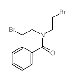 Benzamide,N,N-bis(2-bromoethyl)- Structure