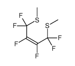 1,1,2,3,4,4-hexafluoro-1,4-bis(methylsulfanyl)but-2-ene结构式