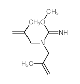 Pseudourea,2-methyl-3,3-bis(2-methylallyl)- (7CI) Structure
