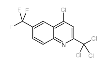 4-氯-2-三氯甲基-6-三氯甲基喹啉结构式