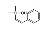 hydroxy-dimethyl-(2-phenylethenyl)silane结构式