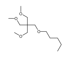 1-methoxy-2,2-bis(methoxymethyl)-3-pentoxypropane结构式