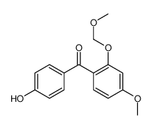 (4-hydroxyphenyl)-[4-methoxy-2-(methoxymethoxy)phenyl]methanone Structure